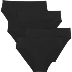 Lululemon InvisiWear Bikini Unterwäsche Mittelhohem Bund 5er-Pack - Black