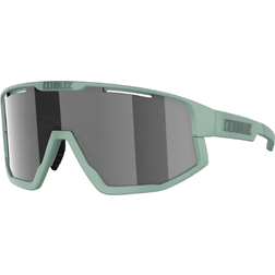 Bliz Active Fusion Matt Green Silver Mirror - Matt Green/Smoke Silver