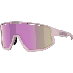 Bliz Fusion Medium Cykelbriller - Brown Mirror/Pink Lens Matte Pink