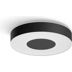 Philips Hue Xamento Medium Black Ceiling Flush Light ∅ 38.1cm