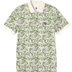 Pretty Green Aquarelle Paisley Polo - Stone