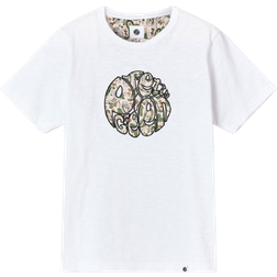 Pretty Green Aquarelle Paisley Applique Logo T-shirt - White