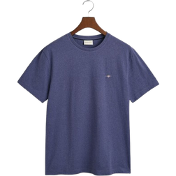 Gant Regular Fit Shield T-Shirt - Dk Jeansblue Melange