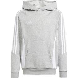 adidas Junior Tiro24 Hoodie - Melange Grey/White (IR7505)