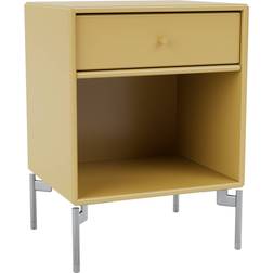 Montana Furniture Dream with Legs Cumin/Chrome Bedside Table 30x35.4cm