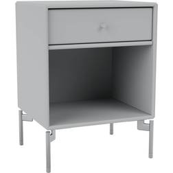Montana Furniture Dream with Legs Fjord/Chrome Bedside Table 30x35.4cm