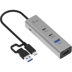 I-TEC Universal Charging Metal HUB 2xUSB-C + 2x USB-A Port + Power Delivery 85W