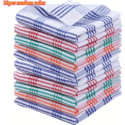Temu Retro Plaid Kitchen Towel Multicolour