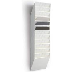 Durable Flexiboxx 12 A4 Landscape Literature Holder White