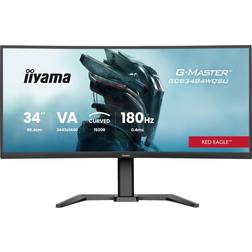 Iiyama 34 Inch G-MASTER GCB3484WQSU-B1 Curved LED Monitor