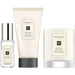 Jo Malone Wood Sage & Sea Salt Travel Collection EdC 9ml + Travel Candle + Hand Cream 30ml