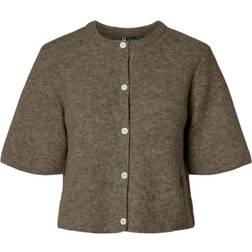 Pieces Cardigan PCSilly - Mørkebrun