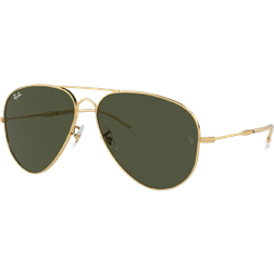 Ray-Ban Old Aviator RB3825 001/31 5814 Solbriller Mænd Gold