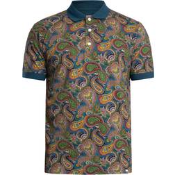 Pretty Green House Paisley Polo T-shirt - Multicolour