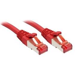 Lindy S/FTP Cat6 RJ45 - RJ45 M-M Red 3m