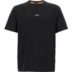 HUGO BOSS Logo Print T-shirt - Black