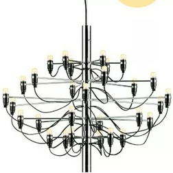 Flos 2097/30 Black/Chrome Lampada a Sospensione ∅ 88cm