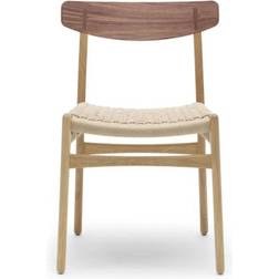 Carl Hansen & Søn CH23 Oiled Oak/Oiled Walnut/Natural Kitchen Chair 78.6cm