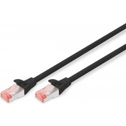 Digitus Cat6 S/FTP RJ45 - RJ45 M-M Black 0.5m