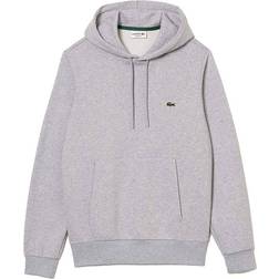 Lacoste Men's Fleece Hoodie Sweatshirts - Light Heathered Grey