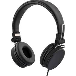 Deltaco Wired On-Ear Headset Black