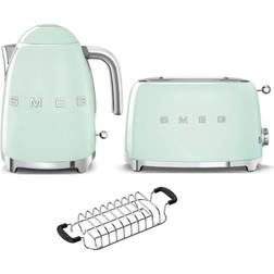 Smeg KLF03 Kettle TSF01 Toaster Bun Warmer Bundle