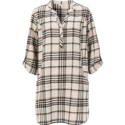 Cellbes Tunika Flanell Med Fickor