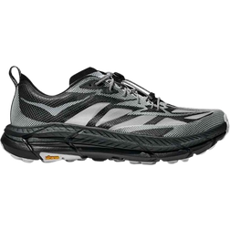 Hoka Mafate Speed 4 Lite Mesh Lave Top Sneakers - Black/White