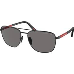 Prada Polarized PS54ZS 1BO02G - Matte Black