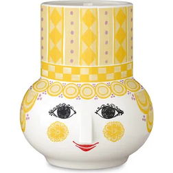 Bjørn Wiinblad Olga Gul 9 cm Porcelæn Lysestage 9cm