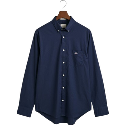 Gant Herre Regular fit poplin skjorte Blå