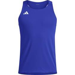 adidas Adizero E Singlet STL L Herr Löparlinne - Blå