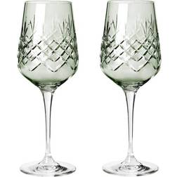 Frederik Bagger Crispy Madame Emerald Green White Wine Glass 35cl 2pcs