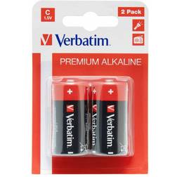 Verbatim C Alkaline 2-pack