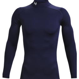 Under Armour ColdGear Compression Mock Men - Midnight Navy/White