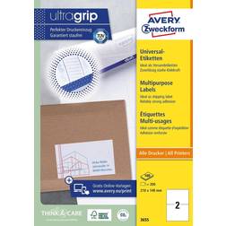 AVERY Zweckform Multipurpose Labels 14.8x21cm