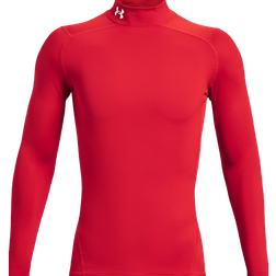 Under Armour Compression Men's Mock - Red/White