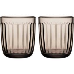 Iittala Raami Linen Drinking Glass 26cl 2pcs