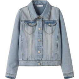 Name It Langærmet Denimjakke - Blue