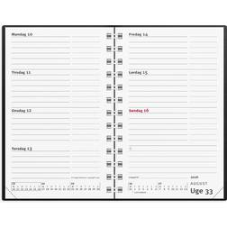 Mini Planner Ugekalender Sort Vinyl 2026