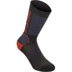 Alpinestars Paragon Lite Socks 19 - Black/Bright Red