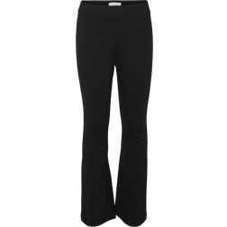 Vero Moda Utsvängd Passform Medelhög Midja Junior Byxor Black
