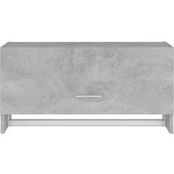 vidaXL Compact Concrete Grey Wall Cabinet 70x35cm