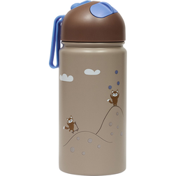 OYOY Mini Friends In The Forest Bottle 360ml Børnedrikkedunk Blue