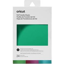 Cricut Foil Transfer Sheets 10cm x 15cm Jewel 24-pack