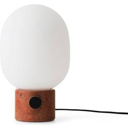 Audo Copenhagen JWDA Red Travertine Bronzeret Messing Bordlampe