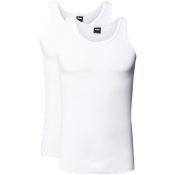 HUGO BOSS Two-pack of stretch-cotton underwear T-shirts with logo