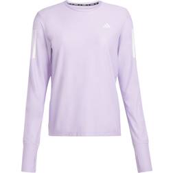 adidas Own The Run Long Sleeve T-shirt Women - Powder Plum