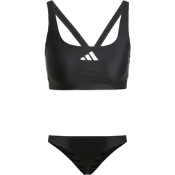 adidas V-rygg Bikini 3 Ränder - Svart/Vit