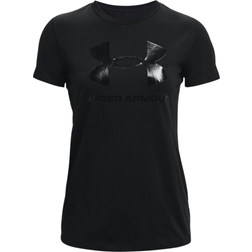 Under Armour Women's Rival Logo Short Sleeve T-shirt - Black